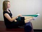 Ankle balance proprioception theraband 1